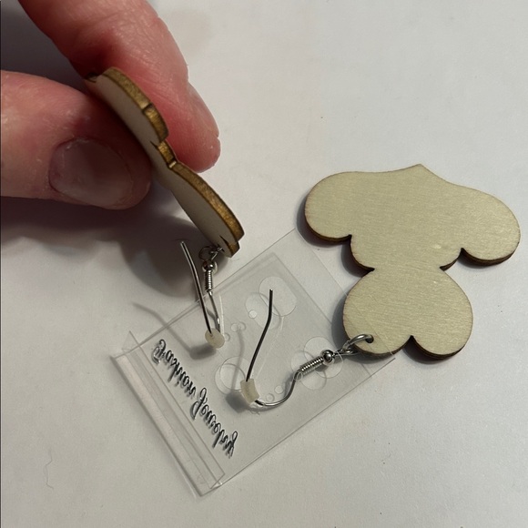 Pink Heart Earrings Set - Picture 3 of 3